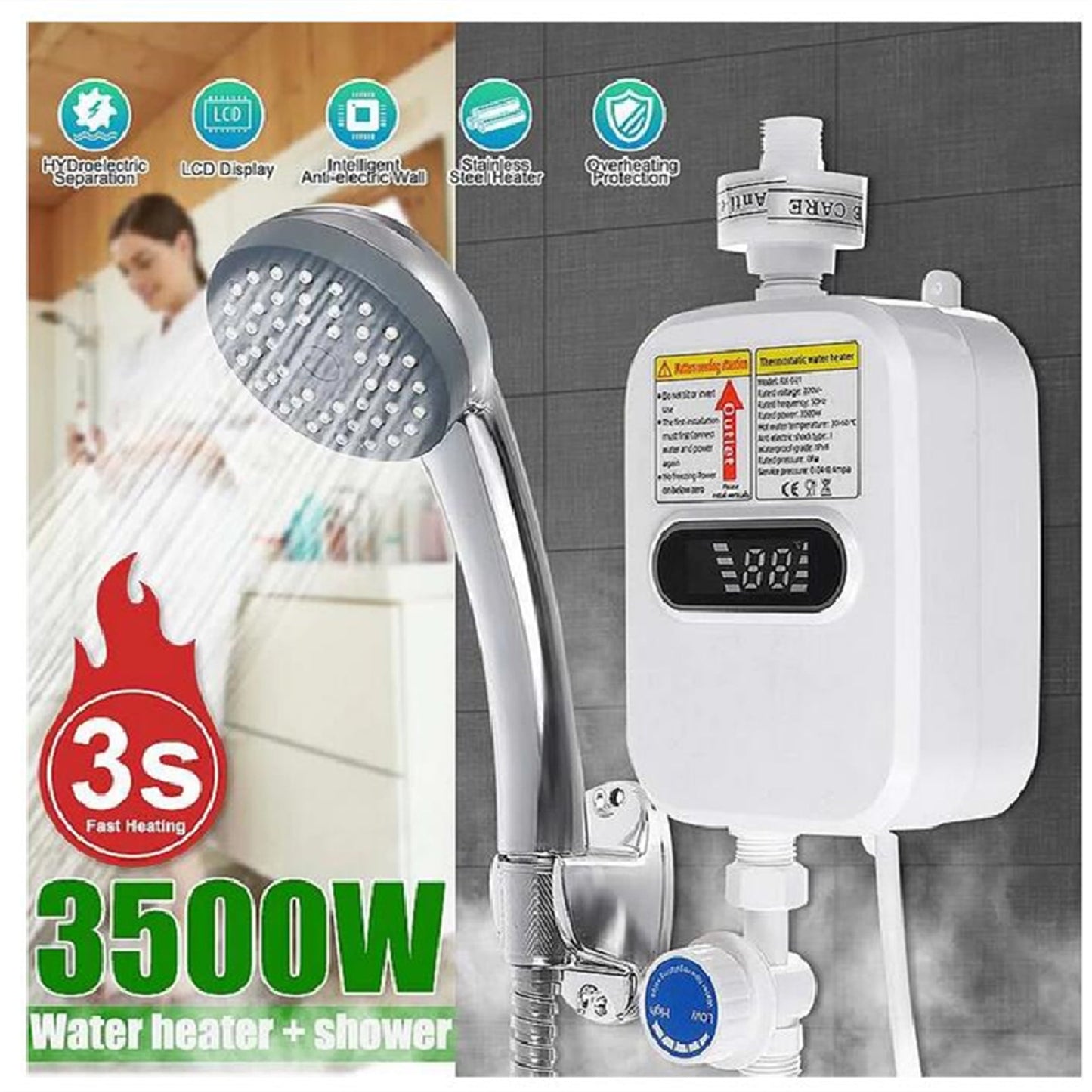 Remcity Instant Water Heater